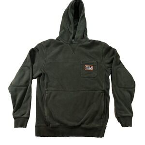 Vissla Creator Hoodie Pullover Mens S Sage Green Cotton Blend Raised‎ by Waves
